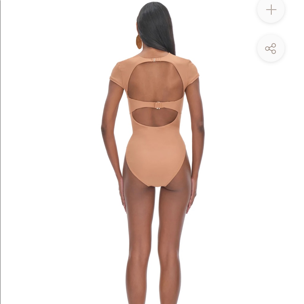 Never Worn Andrea Iyamah Nude One Piece Swimsuit